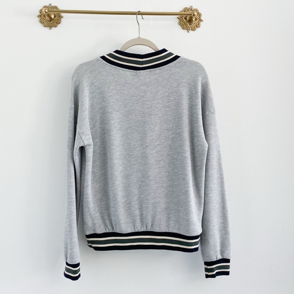 Evereve Nova Varsity Stripe Sweatshirt - Picture 6 of 6